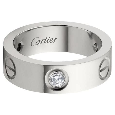 cartier one diamond love ring|Altro.